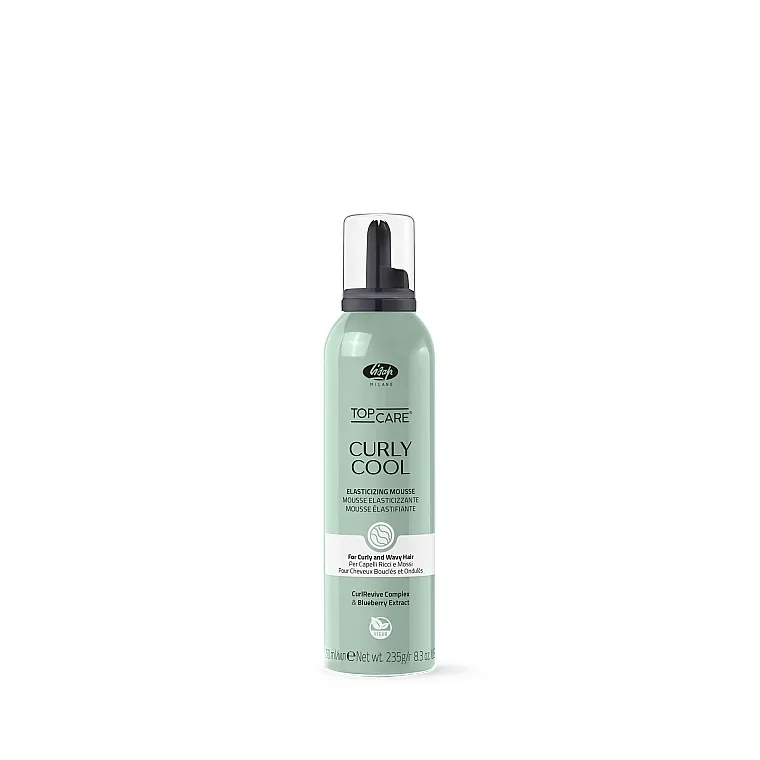 Lisap Top Care Curly Cool Elasticizing Mousse For Curly And Wavy Hair Pena za kosu koja pruža elastičnost