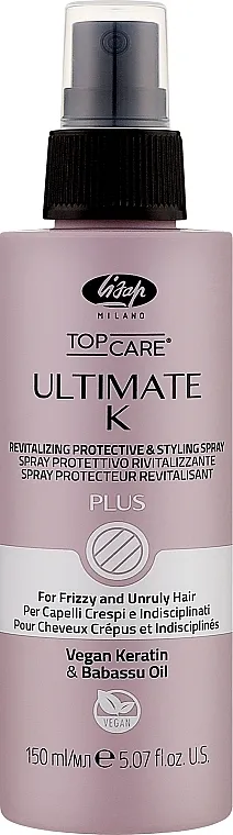 Lisap Ultimate K Revitalizing Protective&amp;Styling Spray Sprej za termičku zaštitu i stilizovanje kose