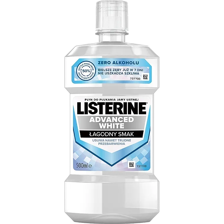 Listerine Advanced White Vodica za ispiranje usta "Expert whitening"