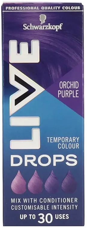 Live Drops Orchid Purple Temporary Color Kapi za farbanje kose