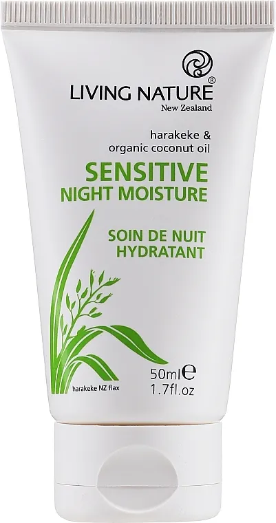 Living Nature Sensitive Night Moisture Cream Noćna krema za lice