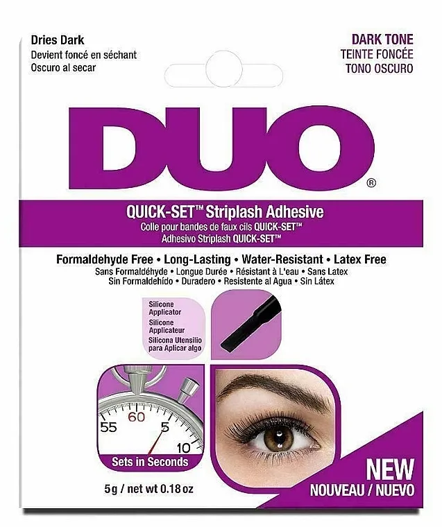 Ljepilo za umjetne trepavice Ardell Duo Quick Set Dark Tone