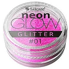 Šljokice za nokte Silcare Brokat Neon Glow