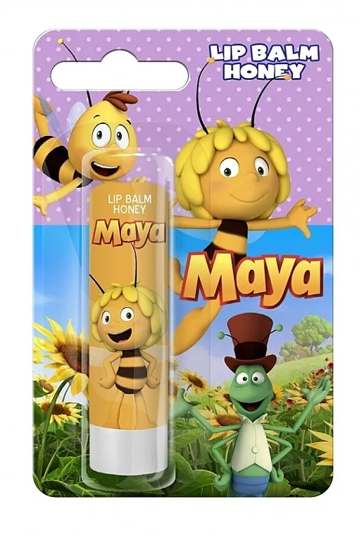 LL Maya Lip Balm Honey Balzam za usne Med, ljubičasti