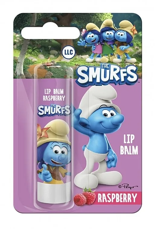 LL The Smurfs Lip Balm Raspberry Balzam za usne Malina
