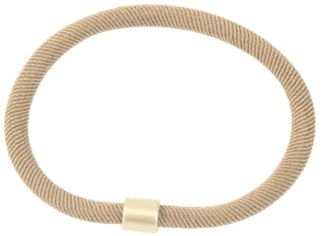 Lolita Accessories Gumica za kosu, tanka, bež