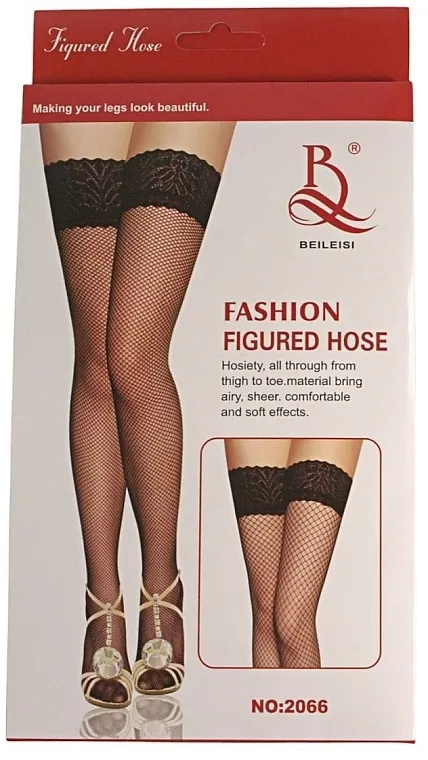Lolita Accessories Mrežaste ženske čarape, bele