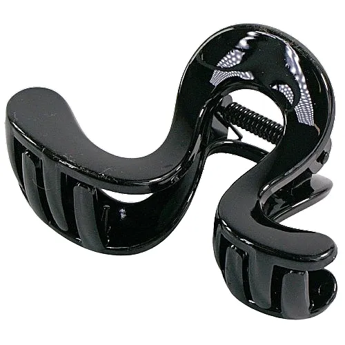 Lolita Accessories Šnala za kosu, providno-crna
