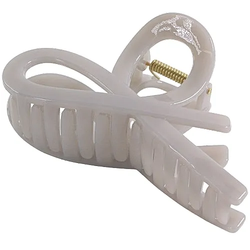 Lolita Accessories Šnala za kosu, siva mašna