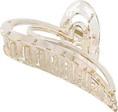 Lolita Accessories Šnala za kosu u obliku srca, bela