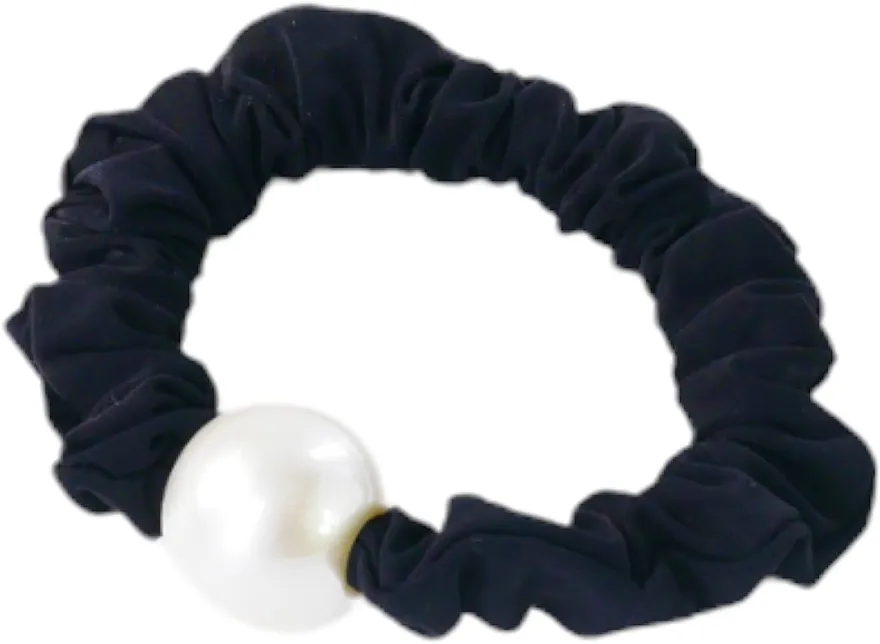 Lolita Accessories Traka za kosu sa biserom, crna