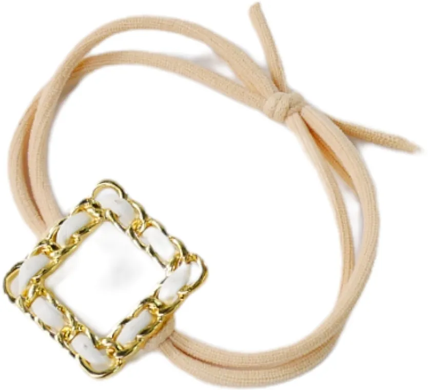 Lolita Accessories Traka za kosu sa ukrasom, krem
