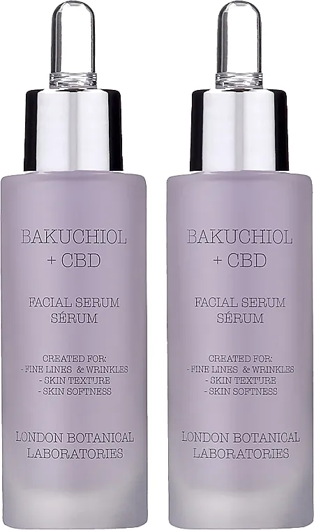 London Botanical Laboratories Bakuchiol + CBD Serum (serum/30ml + serum/30ml) Set