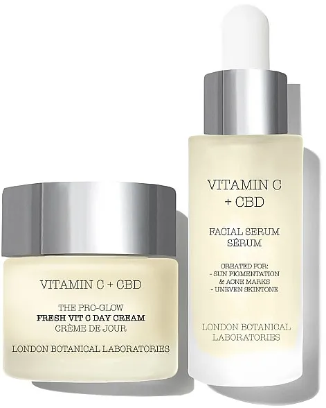 London Botanical Laboratories Natural Pro-Glow Ultimate Vit C (cr/50ml + ser/30ml) Set