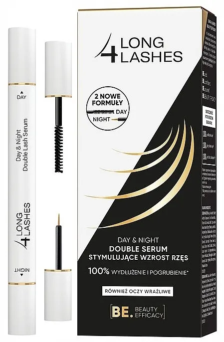 Long4Lashes Day &amp; Night Double Serum Duple serum za stimulaciju rasta trepavica