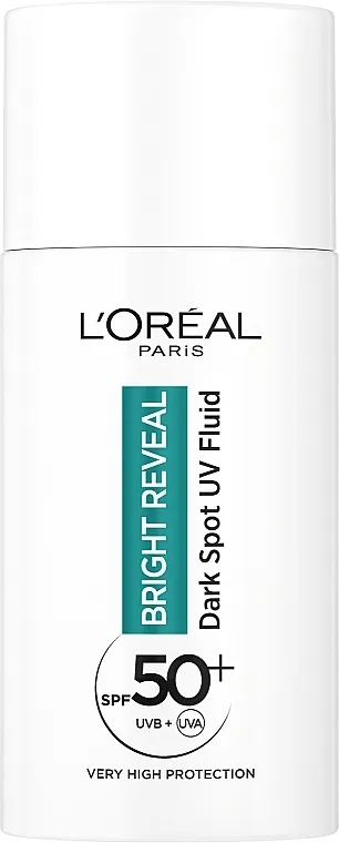 LOreal Paris Bright Reveal Dark Spot UV Fluid SPF 50+ Fluid za zaštitu lica od sunca