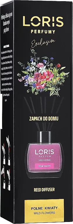 Loris Parfum Reed Diffuser Wild Flowers Aroma difuzor "Divlje cvijeće"