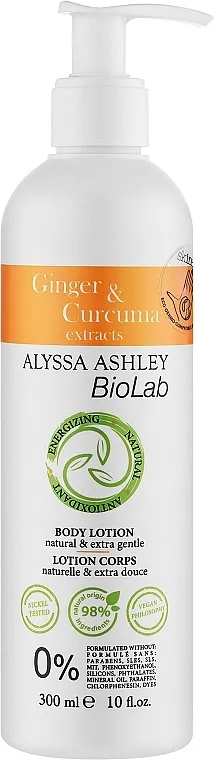 Losion za tijelo Alyssa Ashley Biolab Ginger &amp; Curcuma