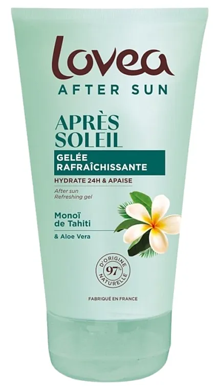 Lovea After Sun Refreshing Gel Osvežavajući gel posle sunčanja sa tahitijanskim uljem monoi i aloe verom