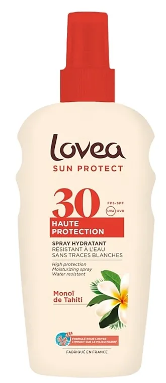 Lovea Sun Protect High Protection Moisturizing Spray SPF 30 Hidratantni sprej za zaštitu od sunca za telo sa monoi uljem