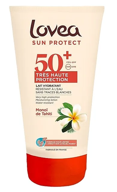Lovea Sun Protect Very High Protection Moisturizing Lotion SPF 50+ Hidratantni losion za zaštitu od sunca za telo sa Monoi uljem