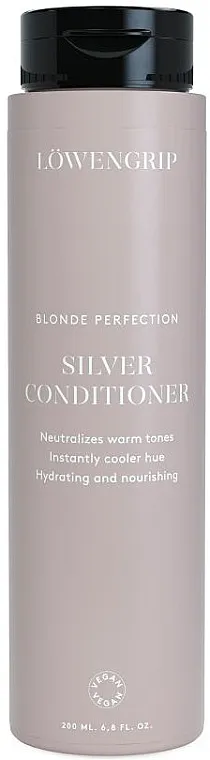 Lowengrip Blonde Perfection Silver Conditioner Srebrni regenerator protiv žutih tonova za plavu kosu