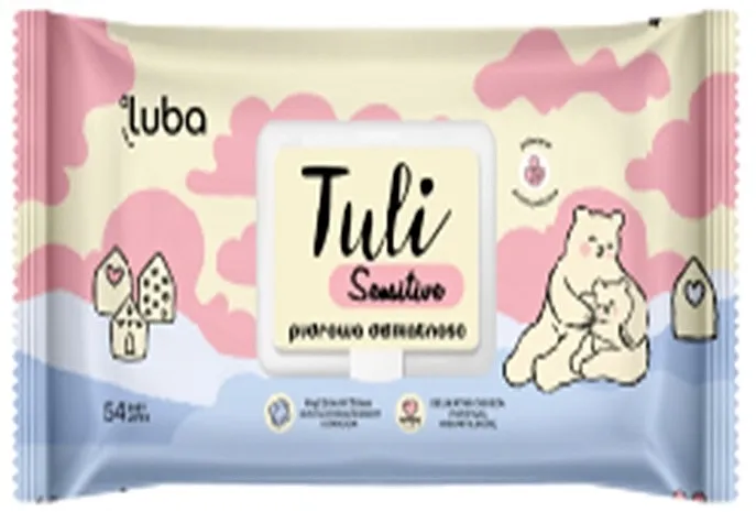 Luba Tuli Sensitive Vlažne maramice sa rižinim brašnom, 54 kom.