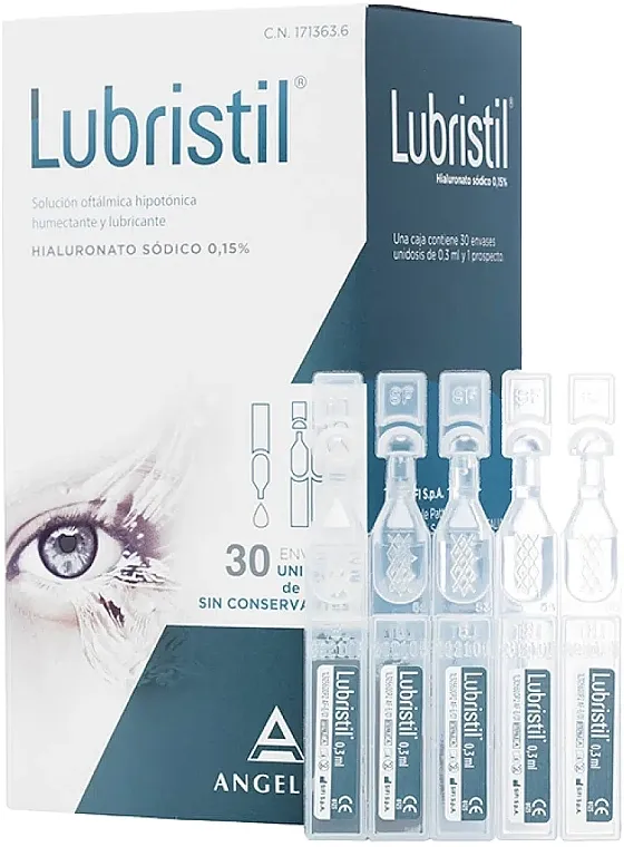 Lubristil 30 Packages Unidosis Hidratantne kapi za oči