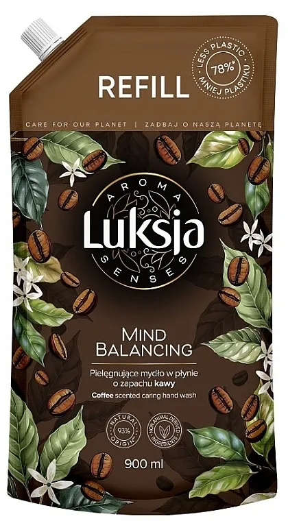 Luksja Aroma Senses Mind Balancing Refill Tečni sapun sa mirisom kafe
