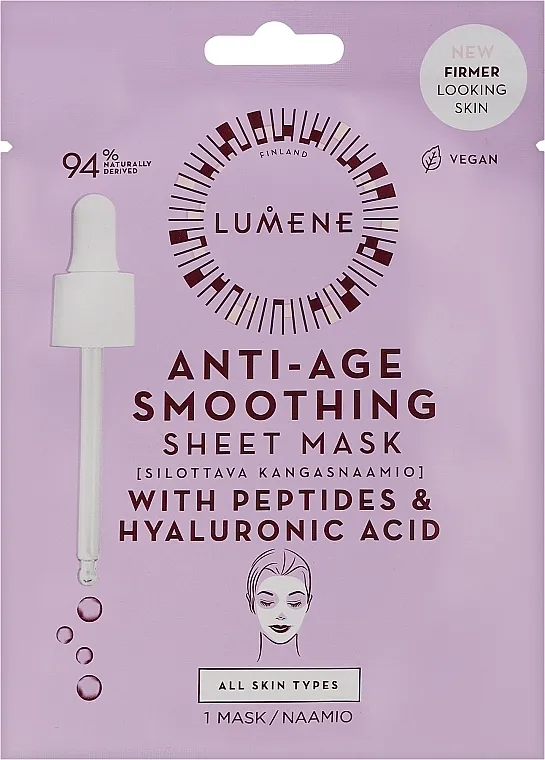 Lumene Anti-Age Smoothing Sheet Mask Maska za lice