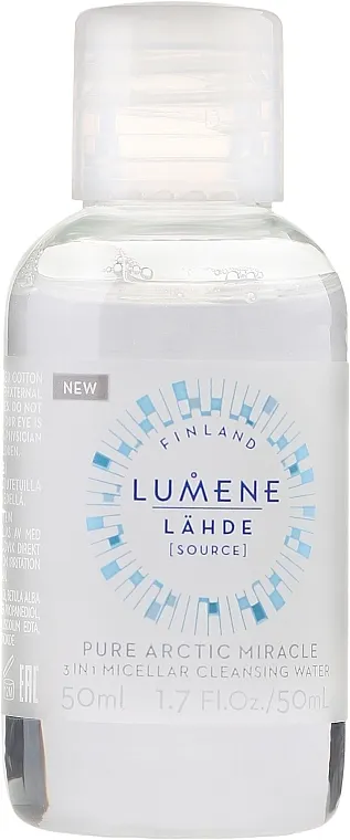 Lumene Lahde Pure Arctic Miracle 3 In 1 Micellar Cleansing Water Micelarna voda 3u1 za lice