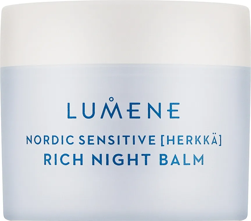 Lumene Nordic Sensitive Rich Night Balm Hranljivi noćni balzam za lice