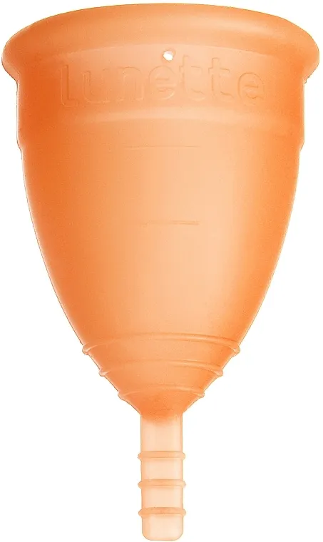 Lunette Reusable Menstrual Cup Coral Model 2 Menstrualna čašica, model 2, narančasta