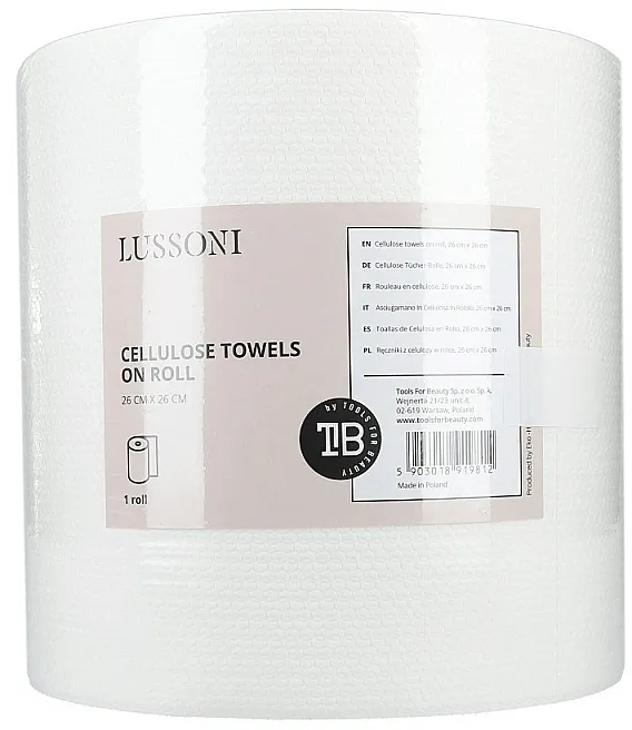 Lussoni Cellulose Towels On Roll Peškiri za jednokratnu upotrebu, 26x26 cm