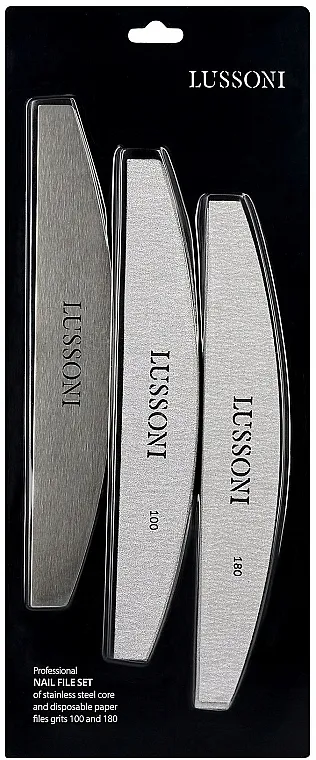 Lussoni Core Disposable Paper Files Set Set jednokratnih rašpica za nokte s bazom