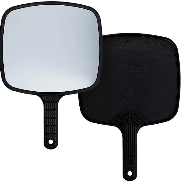 Lussoni Mirror With Handle Ogledalo s ručkom, crno