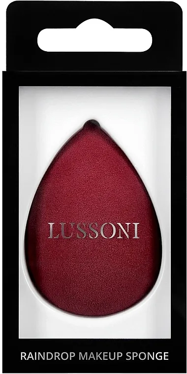 Lussoni Raindrop Makeup Sponge Spužvica za šminkanje, bordo