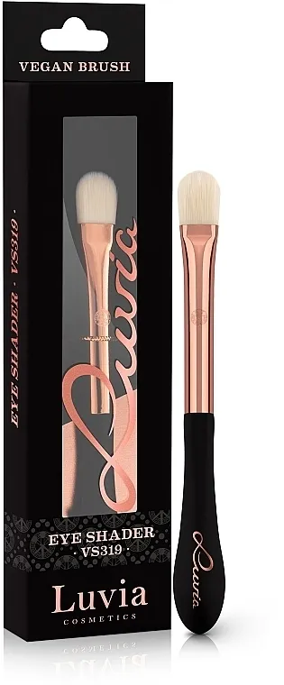 Luvia Cosmetics Eye Shader Black Rose Gold Četkica za sjenilo, VS319, crno i ružičasto zlato