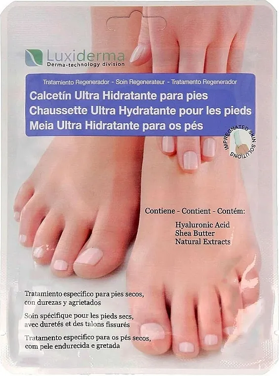 Luxiderma Ultra Moisturizing Sock Ultra hidratantna maska za stopala i čarape
