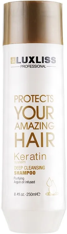 Luxliss Keratin Deep Cleansing Shampoo Šampon sa keratinom za čišćenje