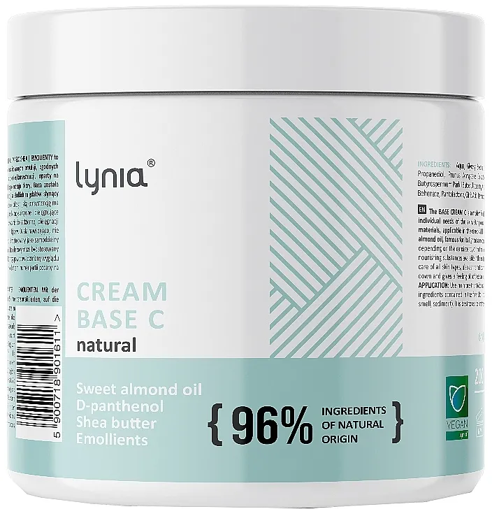Lynia Cream Base C Natural Bazna krema za telo