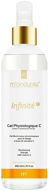 M'onduniq Infinite C Illuminating Physiological Face Gel With Vitamin C Gel za umivanje sa vitaminom C