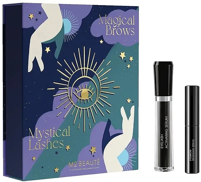 M2Beaute Mystical Lashes (eyelash/serum/4ml + eyebrow/serum/1,5ml) Set