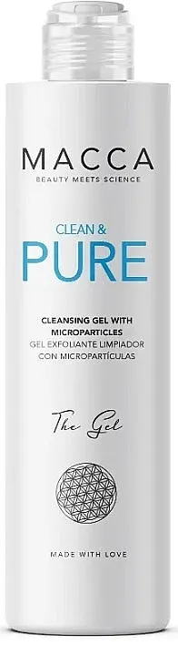 Macca Clean &amp; Pure Cleansing Gel With Microparticles Gel za čišćenje lica sa mikro česticama