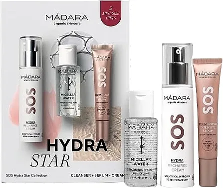 Madara Cosmetics SOS Hydra Star Collection (f/cr/50ml + ser/15ml + micell/water/50ml) Set