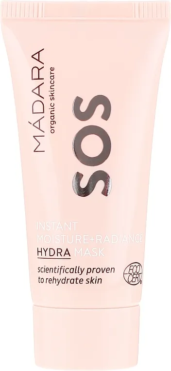 Madara Cosmetics SOS Instant Moisture+Radiance Hydra Mask Maska za lice "Hidratacija i sjaj"