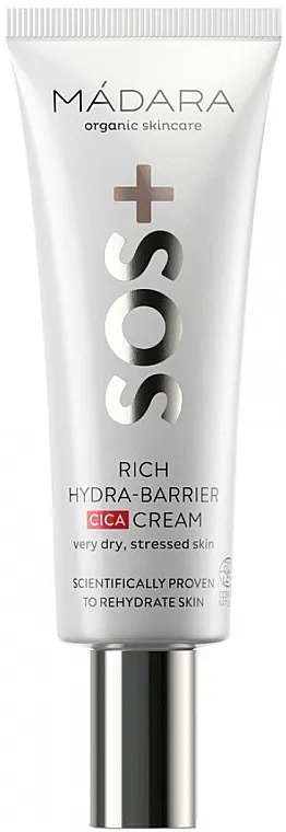 Madara Cosmetics Sos Rich Hydra-barrier Cica Cream Hidro barijerna krema za lice