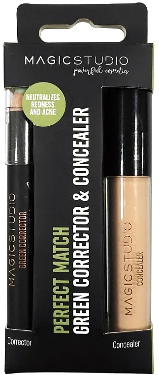 Magic Studio Perfect Match Corrector &amp; Concealer Set Set (corr 2,5 g + conc 4 g)