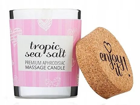Magnetifico Enjoy It Premium Aphrodisiac Massage Candle Tropic Sea Salt Svijeća za masažu "Tropska morska sol"