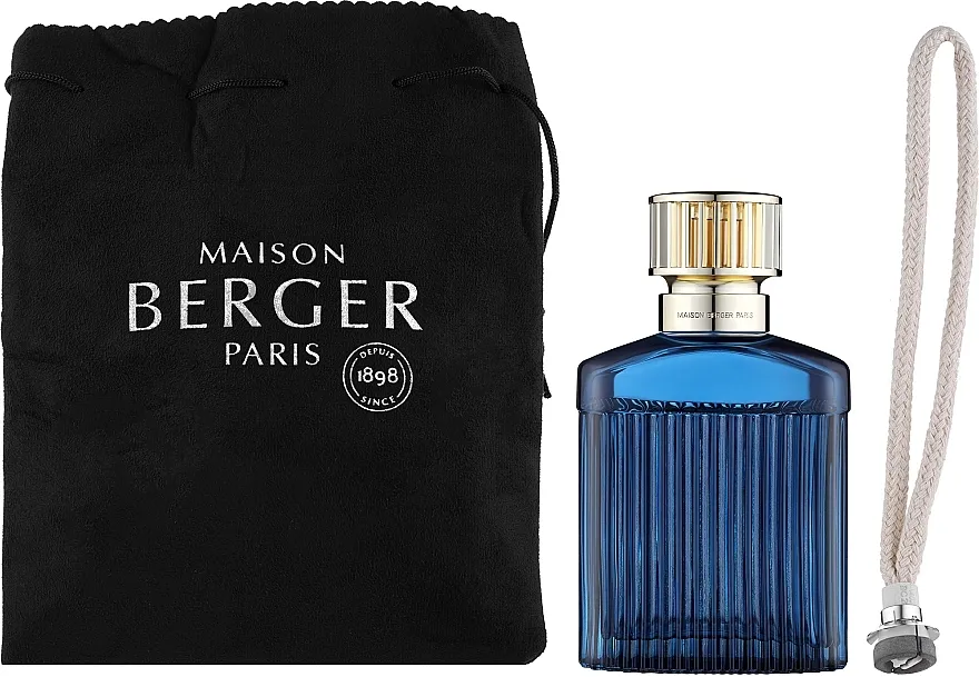Maison Berger Lampe Alpha Black Lampa Berger, niebieska, 350 ml